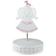 thumbnail image 1 of Roman Pink Ribbon Porcelain Angel Ornament With Hanger and Base #46721G, 1 of 2