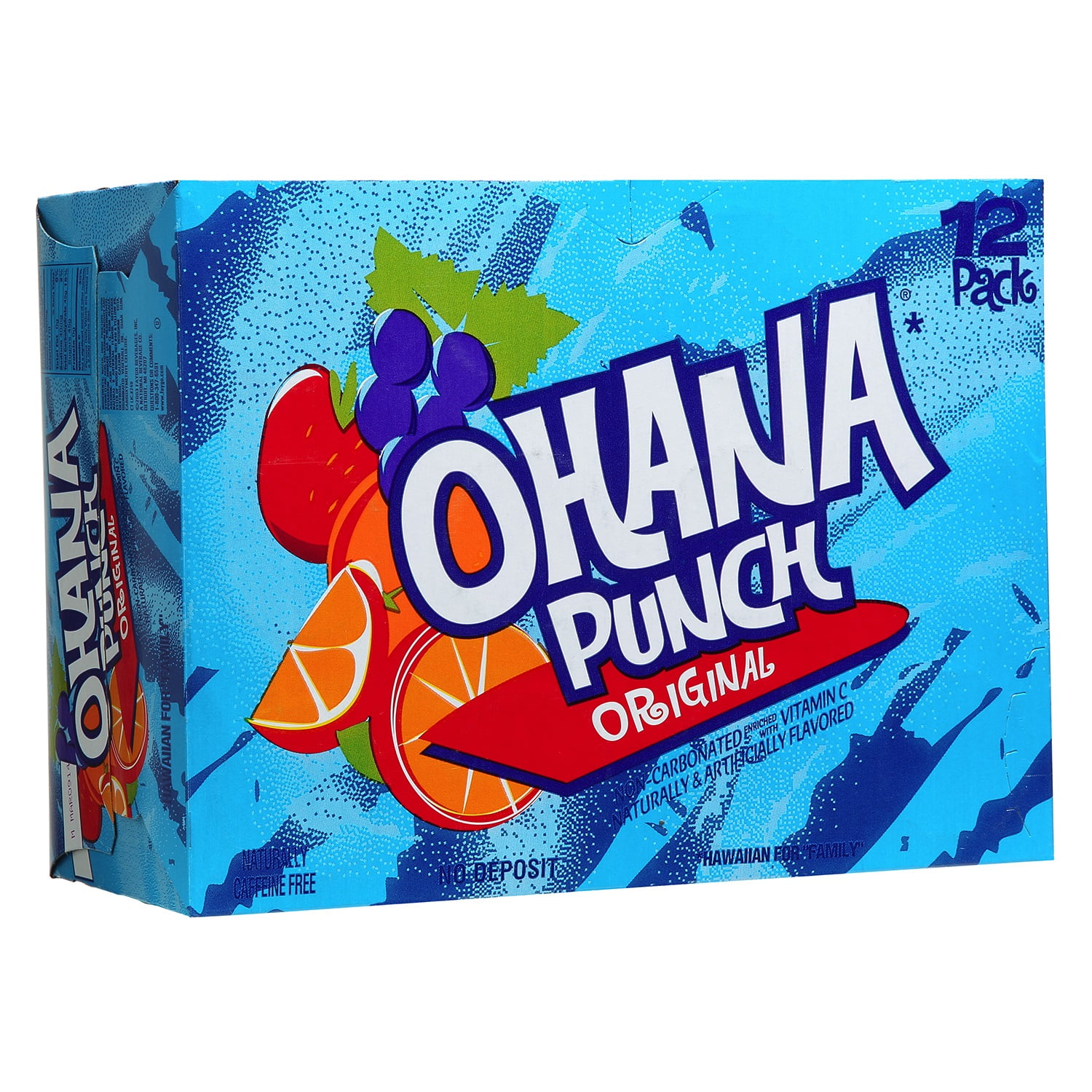 Ohana Original Punch 12 Fl Oz 12 Count Walmart Com Walmart Com