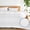 Basket Wave White, variant on Comforter Duvet Insert - Quilted Comforters Twin Size, All Season Duvet, GentleSoft Down Alternative Bedding, with 8 Tabs, Gifts for Women/Men, Light Grey, Twin 88 x 68 Inches