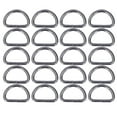 thumbnail image 2 of Craft Rings, Sufficient Quantity Metal Materials D Rings  For Necklaces Bags For Wallets Bracelets Guns Color, 2 of 8