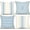 Light Blue, variant on Outdoor Pillow Covers 18x18 Inch Set of 4 Waterproof Modern Geometry Throw Pillows Outdoor Summer Waterproof Decor for Patio Funiture Garden Polyester Cushion Covers 013A