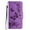 Purple, variant on Allytech Galaxy A15 5G Wallet Case, PU Leather Butterfly Embossed Flip Folio Stand Protective Shockproof Cards Holder Hand Wrist Bumper Phone Case Cover for Samsung Galaxy A15 5G - Purple