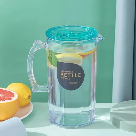 

Cold Kettle Refrigerator Cold Kettle Fruit Teapot Lemonade Drink Containers For Kitchen Home Party Bar Wedding 2.2L