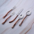 thumbnail image 3 of Inox Antique Copper Twig Design 20 Pcs. Flatware Set. SERVES 4 PERSONS., 3 of 5