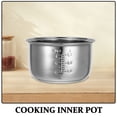 thumbnail image 3 of DRAFIDEEP Rice Cooker Inner Pot Steel Multipurpose Design for Cooking 1Pack, 3 of 7