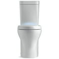 thumbnail image 2 of Kohler K-75792-96 Reveal Nightlight Q3 Quick-Close Elongated Toilet Seat - Biscuit, 2 of 7