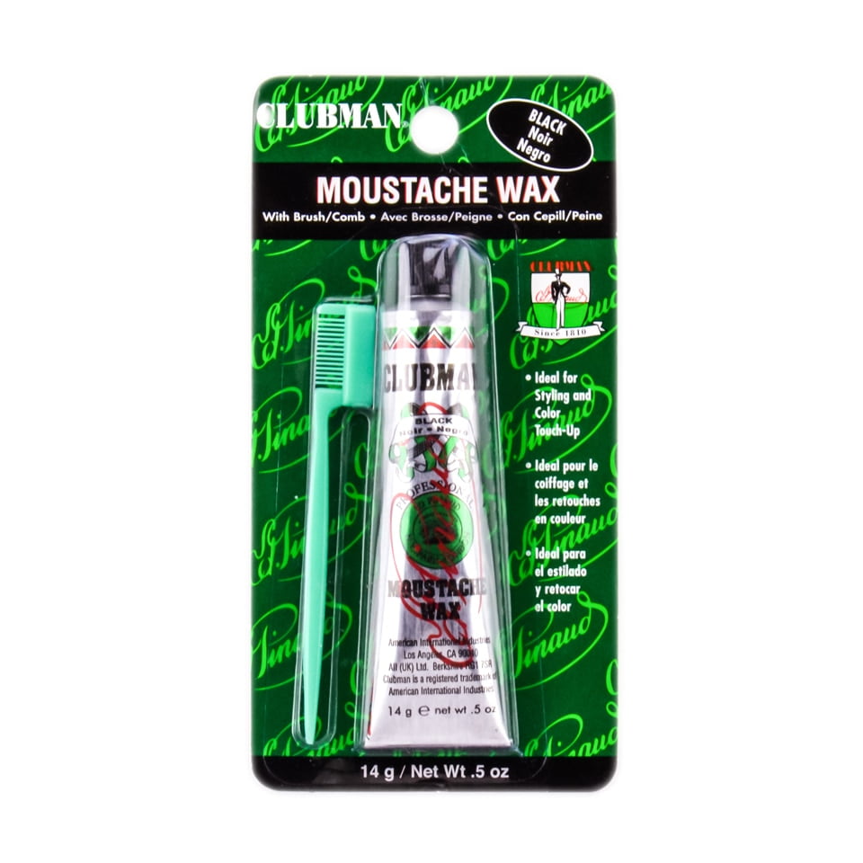 Clubman Pinaud Clubman Moustache Wax Black 0.50 Oz