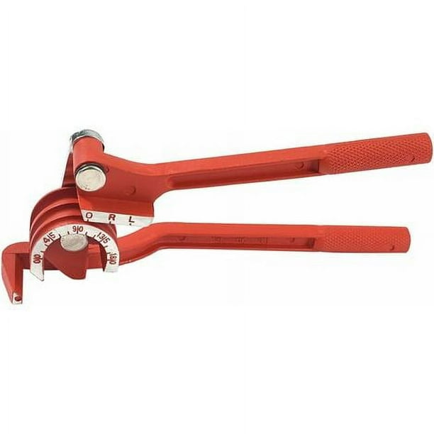 Herramienta para doblar tubos de cobre 3 en 1 de alta resistencia para sistemas de calefacción, ventilación y aire acondicionado y plomería, de 6 mm, 8 mm y 10 mm, para curvas de 180°