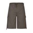 thumbnail image 4 of Men's Cargo Shorts Dgankt Men's Long Elastic Cargo Shorts Below Knee Shorts 3/4 Cotton Cargo Casual Shorts with Multi-Pockets Men Shorts Cargo, 4 of 6