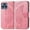 Pink, variant on Dteck Flip Wallet Case for T-Mobile Revvl 6 5G, 3D Butterfly Embossed PU Leather Magnetic Folio Cover with Card Holder Kickstand, TPU Shockproof Durable Protective Phone Case,Rosegold