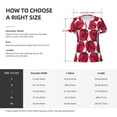 thumbnail image 5 of Naloa Tulips Flowers Print T-Shirts Short Sleeve V Neck Tees for Women Fashion Tops Trendy Lightweight Soft Casual Summer Outfits Clothes, 5 of 5