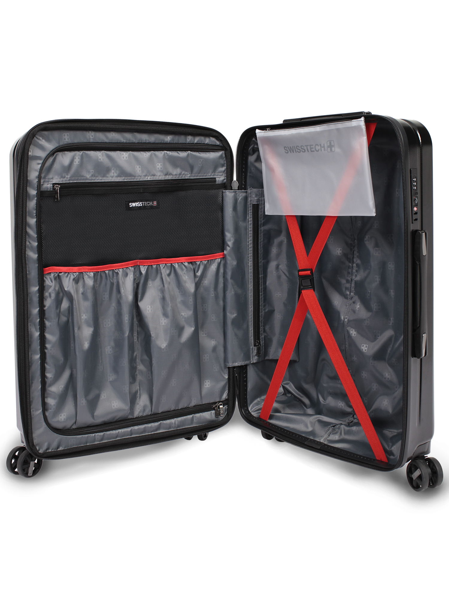 SwissTech Navigation 25" Hardside Checked Luggage, 25"H x 17.5"W x 10"D - image 5 of 16
