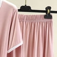 thumbnail image 3 of FRSASU Women's Pajama Sets 2 Piece Short Sleeve Lounge Sleepwear Ladies Pjs Sets Tops and Shorts Pjs Lounge Set Pink, 3 of 5
