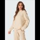 thumbnail image 4 of Conjunto de Dos Piezas de Pijama y Pantalón de Felpa de Larga para Mujer. Incluye: Suéter, Pantalón y Traje Informal. Albaricoque L, 4 of 10
