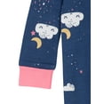 thumbnail image 3 of Gerber Baby & Toddler Girl Snug Fit Footed Cotton Pajamas, 2-Pack, 3 of 12
