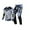 Grey, variant on Willbros Motocross Dirt Bike Jersey Pants Combo Offroad MX Package Riding Gear Set Racewear Blue (Jersey Adult L/Pants W34)