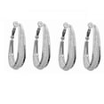 thumbnail image 2 of Bilqis Hair Clip Without Ear Hole Ear Rings Metal Ear Nail Multilayer Diamond Inlaid C-shaped Detumescence Ear Rings, 2 of 4
