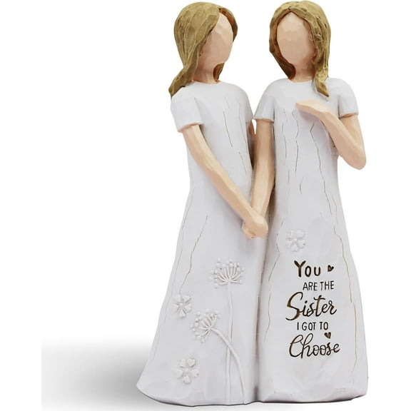 Best Friend Birthday Gifts for Women - Friendship Gifts for Women, Gifts for Friends Women, Sister Birthday Gifts, Bestie Gifts for Women - Friend Hand-Painted Figure