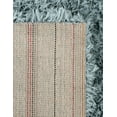 thumbnail image 6 of Unique Loom Infinity Shag Collection Area Rug - Jinko (8' Square Slate Blue), 6 of 6