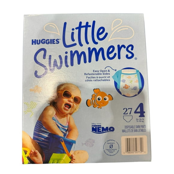 Huggies Little Swim Pants Size 4 , 24 -34 LB