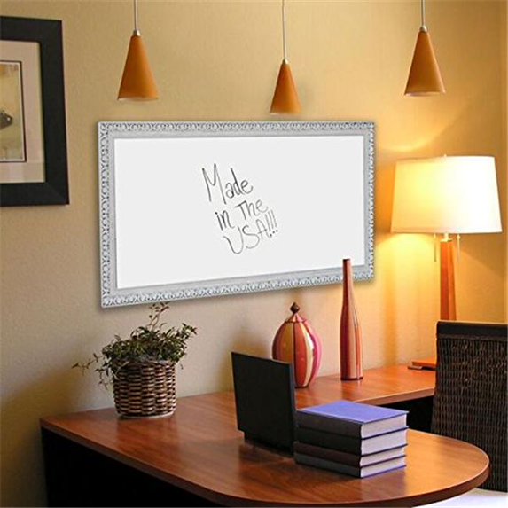 Rayne Mirrors W3936.5-96.5 American Made French Victorian White Whiteboard, 42 x 102 in.