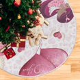 thumbnail image 5 of FMSHPON Valentine's Day Cupid Pattern Xmas Christmas Tree Skirt Stand Mat for Holiday Party Decoration Indoor Outdoor 48 inches, 5 of 6