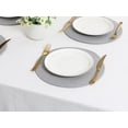 thumbnail image 6 of REGALWOVEN Farmhouse Placemats Set of 4 Cotton Rope Round Placemats for Dining Table Decor Indoor Outdoor Light Gray 12*12in, 6 of 7