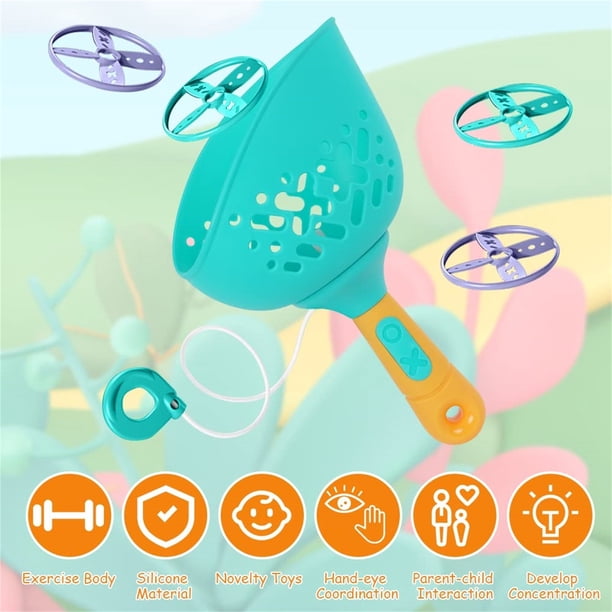 B. Toys Disc-Oh – Set De 4 Frisbees Colorés à Centre Tournant – Dès 4 Ans – Plage, Jardin, Parc