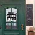 thumbnail image 5 of BAZIC Abierto & Cerrado Sign on Back, Open & Closed Sign 12"x16", Double Sides, 24-Pack, 5 of 7