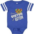 thumbnail image 3 of Inktastic I Love My Sister with Autism Boys or Girls Baby Bodysuit, 3 of 5