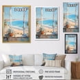 thumbnail image 4 of Designart "California Shoreline Coastal Serenity III" Coastal Framed Wall Art - Coastal Green Coastal Windows Bedroom Framed Canvas Wall Art, 4 of 6