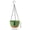Green, variant on Self Watering Hanging Planter with Chain, 8 Inch Plastic Flower Pot for Indoor Outdoor Plants, Automatic Water Absorption for Pothos Herbs, Balcony Window Patio Home Decor