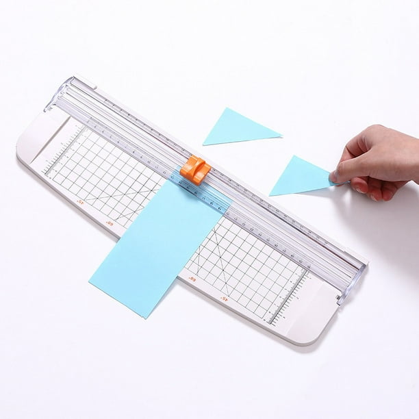 Cortadora de papel con base de plástico A4, cortadora de papel deslizante, cortadora de papel doméstica, cortadora de papel