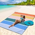 thumbnail image 4 of Manta de playa WIWIGO, 200 x 211 cm, impermeable y resistente a la arena, 4 of 6