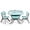 Green, variant on Costzon Kids Table and Chair Set, 3 Piece Activity Table w/Detachable Toy Storage Bins & 2 Chairs for Children Reading Art Craft, Strong Bearing Capacity, Lightweight for Toddler, Green