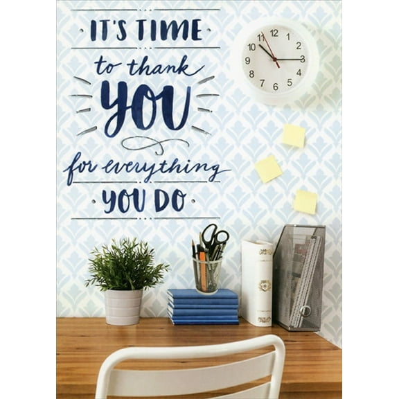 Designer Greetings Neat Organized Desk Administrative Professionals Day Card