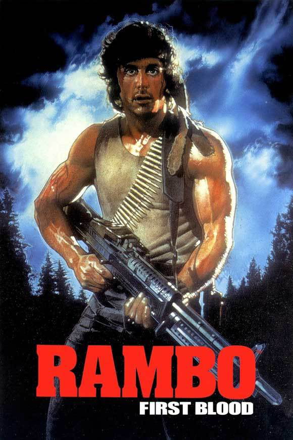 61900 First Blood 1982 Rambo Movie Film Wall Print Poster Poster 