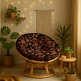 thumbnail image 2 of 55" Papasan Chair Cushion Cover by Vargottam - Waterproof, UV Resistant & Easy to Clean - Fits 50-55 Inch Cushions - Floral Print, 2 of 7