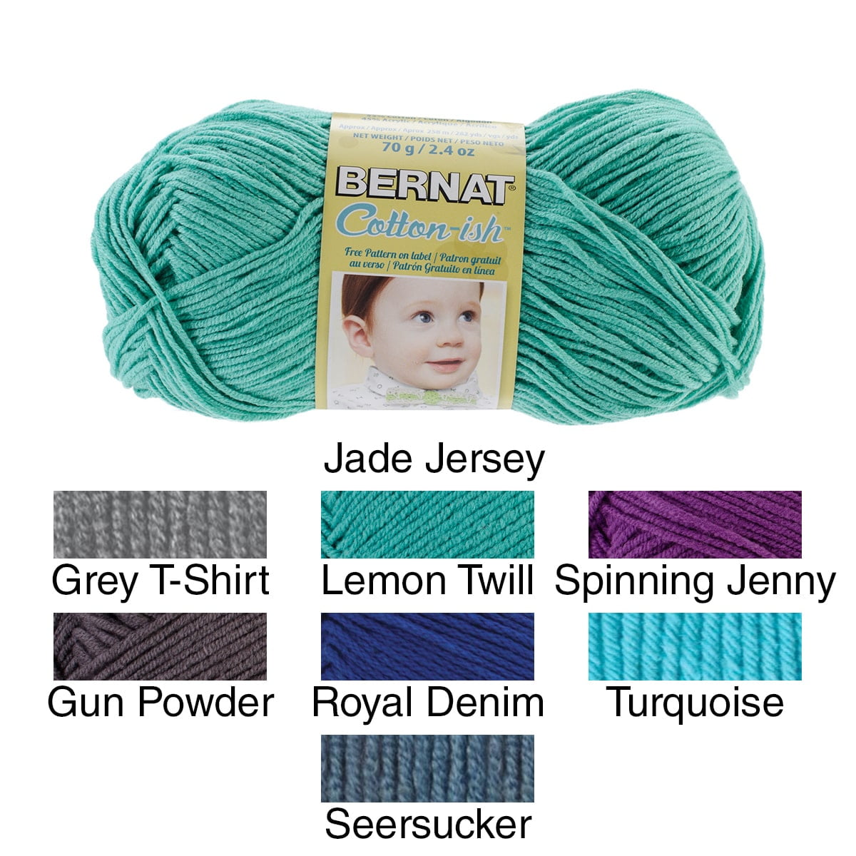 Bernat cotton ish yarn sale