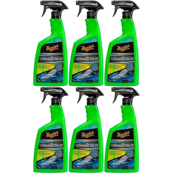 Meguiar's Hybrid Ceramic Detailer Spray - Ceramic Coating - 6 Pack, 26 oz