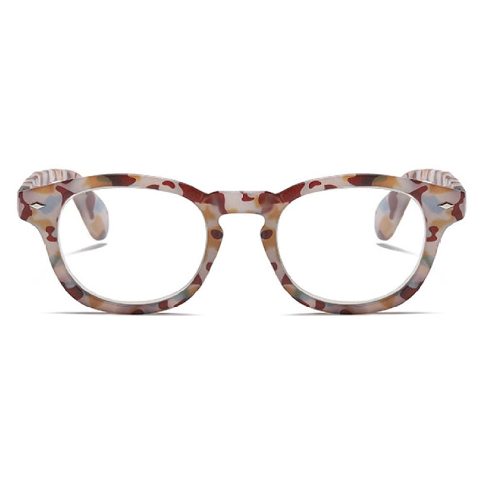 3 Pairs of Square Blue Light Blocking Reading Glasses, Trendy Classic Spring Hinge Readers +2.50 for Women and Men
