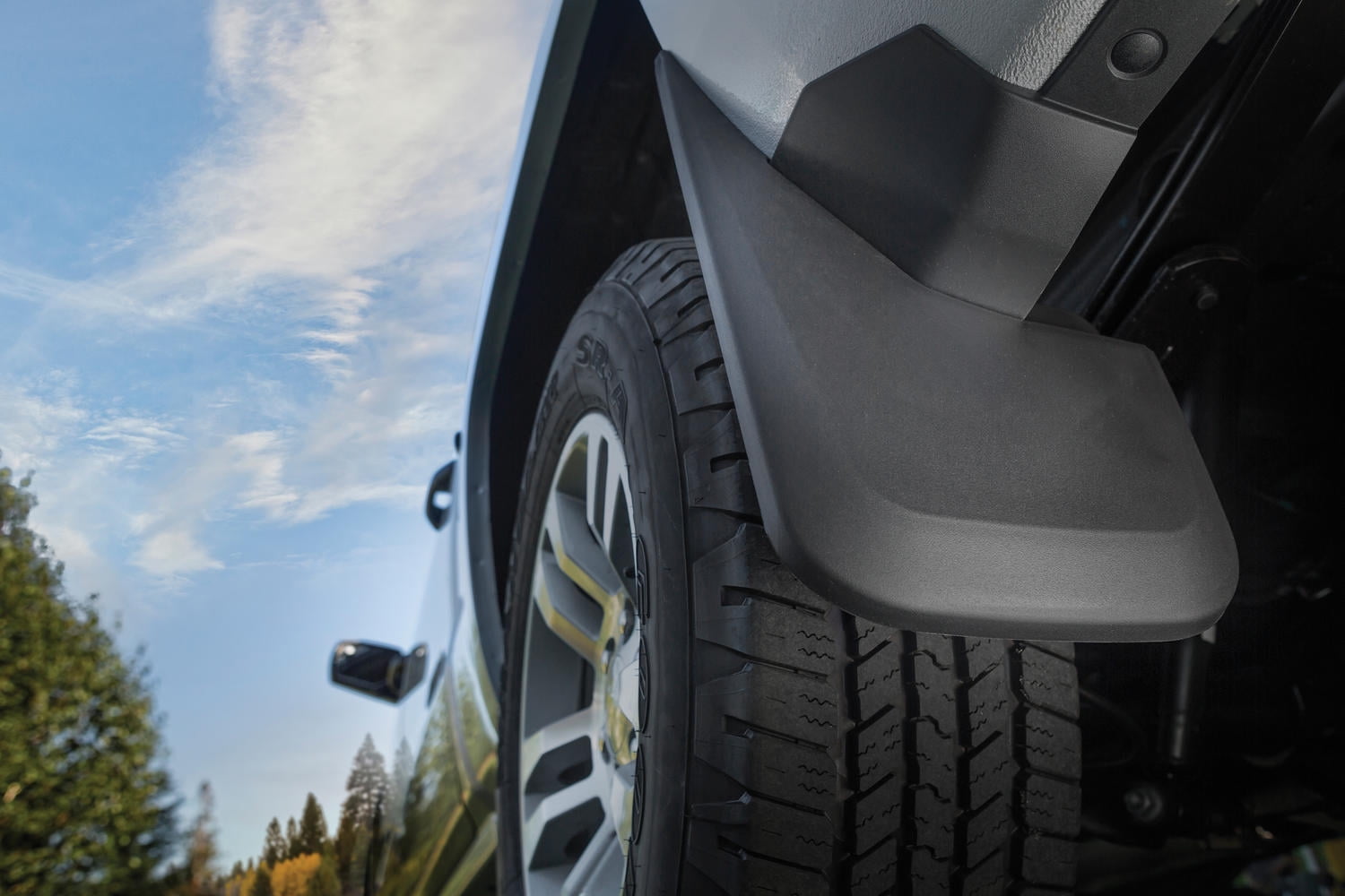 Husky Liners 58146 Custom Molded Mud Flaps Fit 19–24 Ram 1500 w/o OE Fender Flares, Excl. Rebel – Front & Rear
