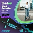 Skidee Scooter for Kids, Teens, Adults, 4 Adjustment Levels, Handlebar