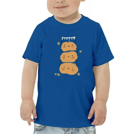 

Funny Cute Pumpkin Stack T-Shirt Toddler -Image by Shutterstock 2 Toddler