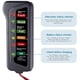 thumbnail image 3 of Probador de batería digital de coche de 12 V, alternador, analizador de batería con indicador LED para coche, motocicleta y camión., 3 of 5