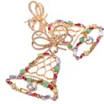 thumbnail image 4 of 1 Pair Christmas Earring Xmas Jingle Bell Dangle Stud Drop Earring Fashionable Earring, 4 of 9
