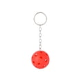 thumbnail image 2 of Llavero de coche con bolsa de Pickleball, colgante de metal creativo con forma de Pickleball. rojo, 2 of 9