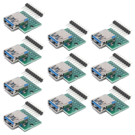 Scheda Connettore Test Micro Usb B Femmina Dip 2.54mm 5 Pin Scheda Breakout 4 Scheda Connettore Test Micro Usb B Femmina Dip 2.54mm 5 Pin Scheda Breakout 4