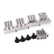 thumbnail image 4 of Amortiguador de Torre de Amortiguador Trasero / Delantero de Aluminio de 4 Piezas para 1/16 WPL 1695 C14 C24 Piezas de Actualización de Coch plata CUTICAT Cesta de amortiguador de 4 piezas, 4 of 5