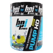 BPI Sports Pump HD Pre Workout + Energy Fuel Powder, Blueberry Lemon Freeze, 25 Servings